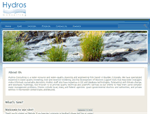 Tablet Screenshot of hydrosconsulting.com